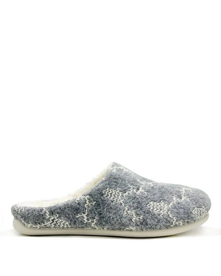 Veganer Reindeer Slipper "thies ® PET", fair, mit Wechselfussbett
