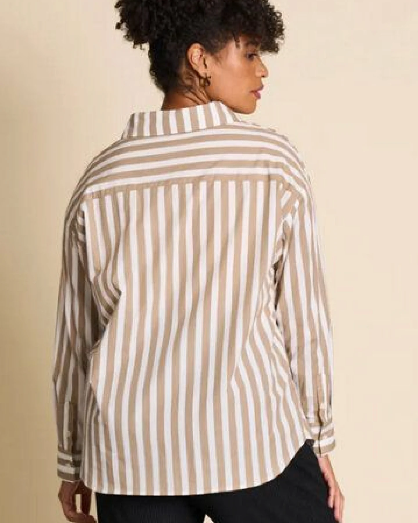 JAN N JUNE Oversized Baumwoll Bluse MAMRO – Ansicht 2