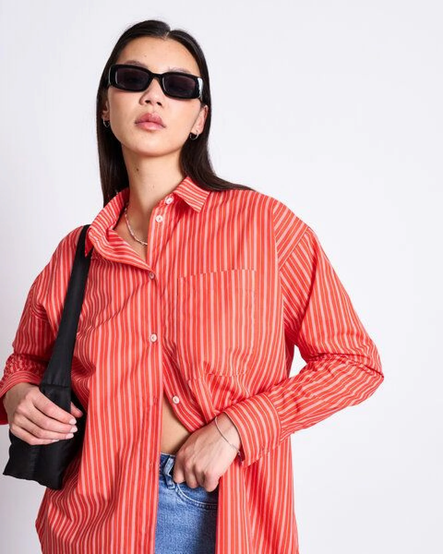 JAN N JUNE Oversized Baumwoll Bluse MAMRO – Ansicht 3