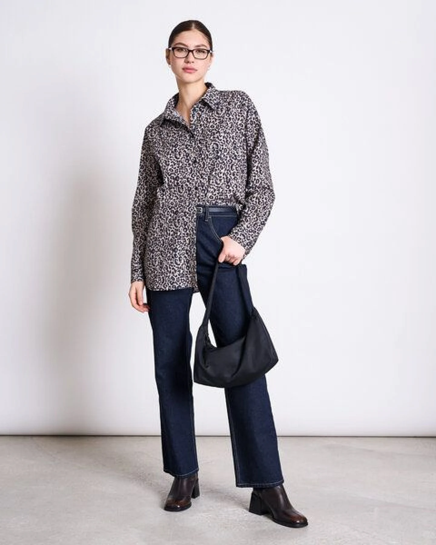 JAN N JUNE Oversized Baumwoll Bluse MAMRO – Ansicht 2