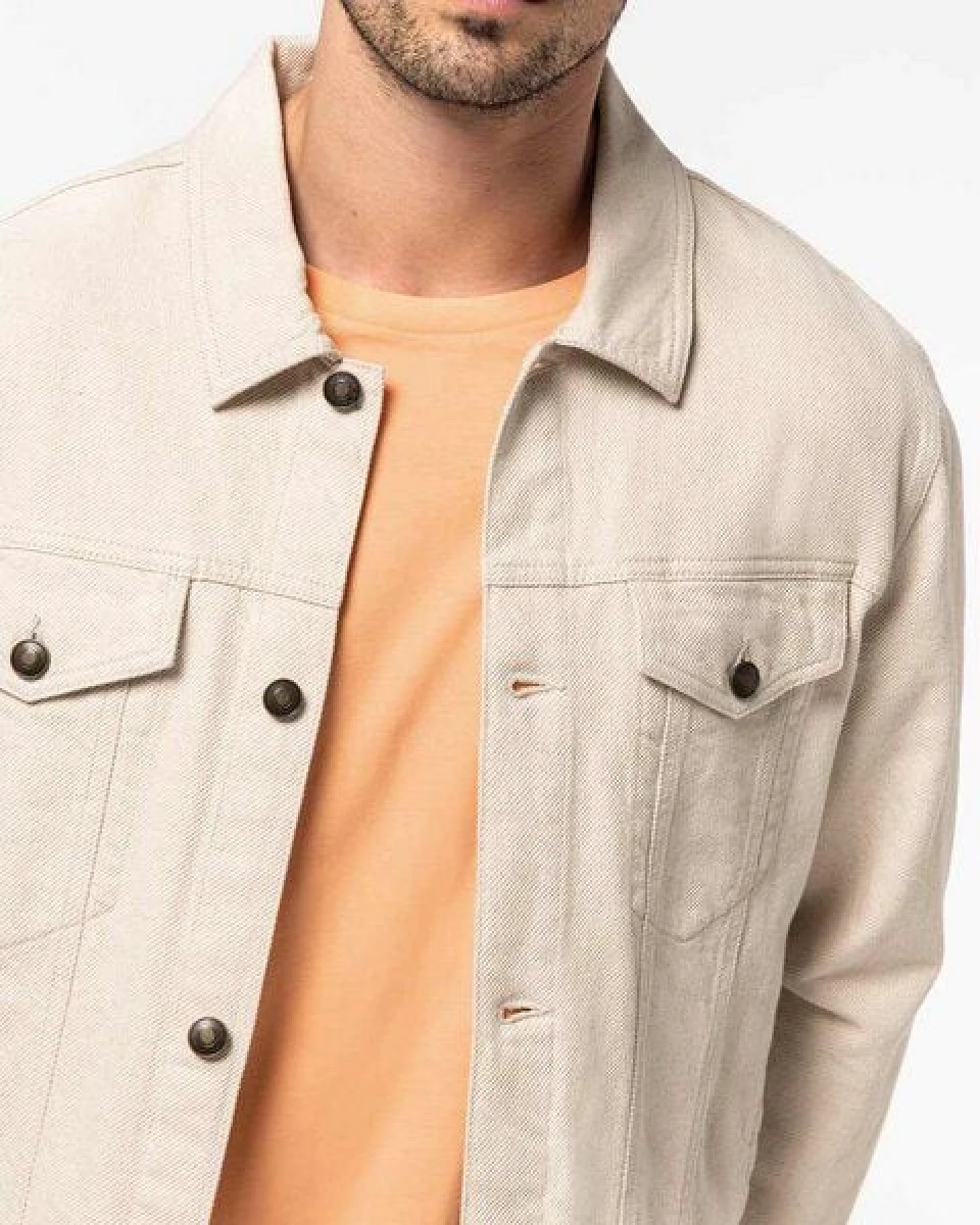 YTWOO Nachhaltige Herrenjacke aus Biobaumwolle und Hanf – Ansicht 2
