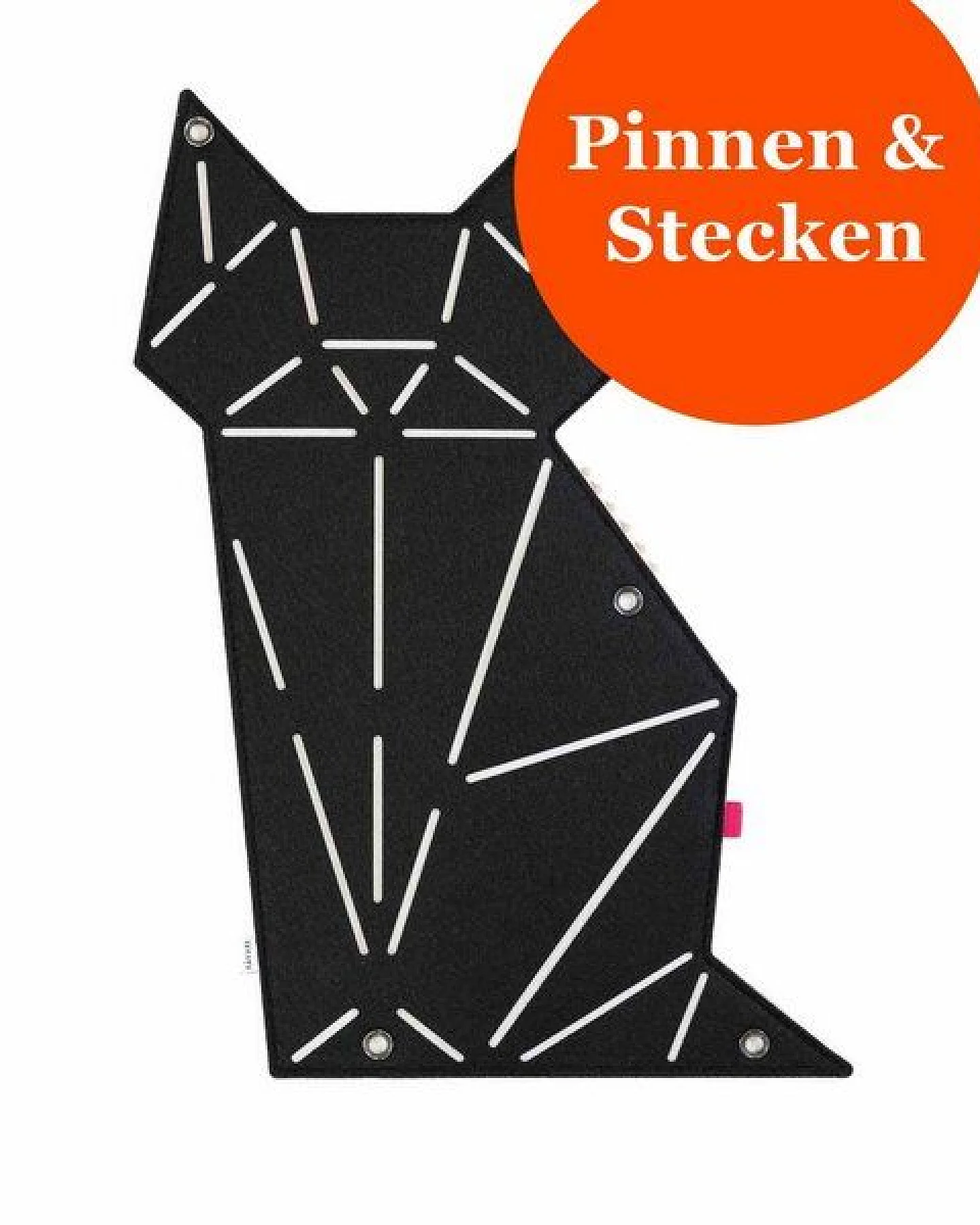 Katzen-Pinnwand zum Stecken & Pinnen für Kinderzimmer von RÅVARE (KAT) – Ansicht 3