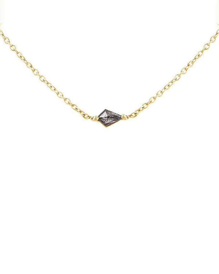 Eppi Halskette mit Salt and Pepper Diamant in Kite Form Ranka