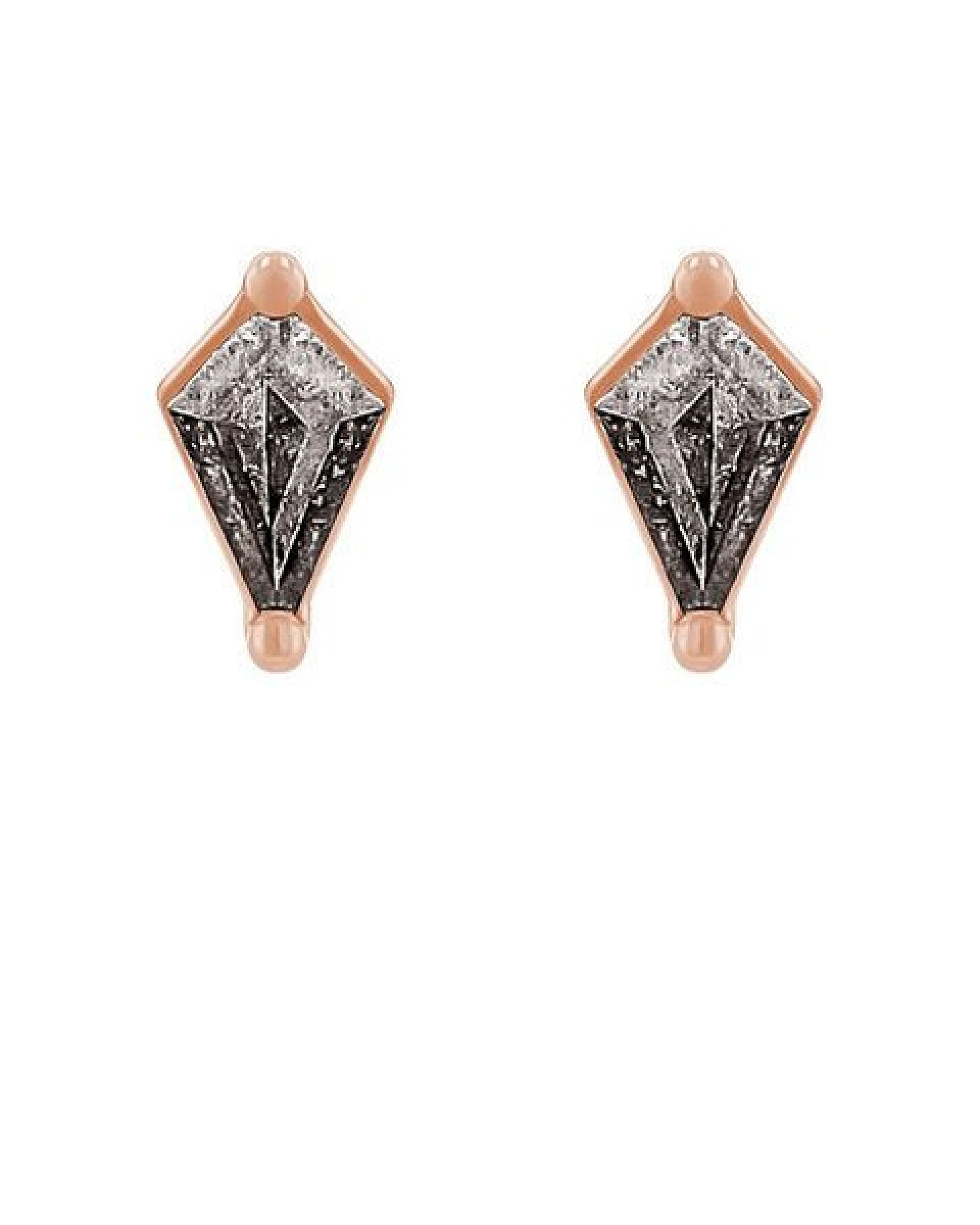 Eppi Ohrstecker mit Salt and Pepper Diamanten Ansa – Ansicht 3