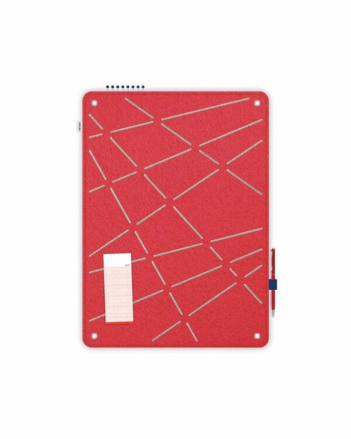 Rechteck-Pinnwand zum Stecken und Pinnen aus Filz, Memoboard mal anders von RÅVARE (REK)