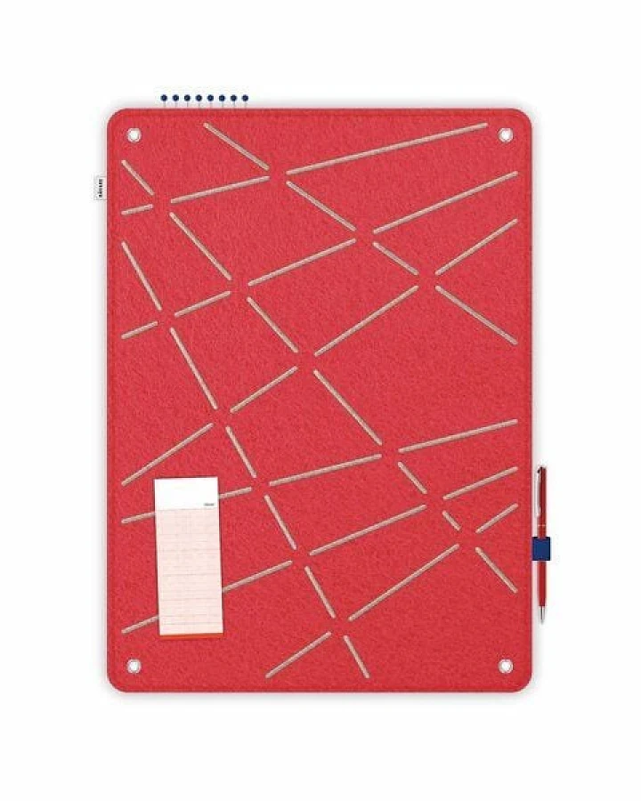 Rechteck-Pinnwand zum Stecken und Pinnen aus Filz, Memoboard mal anders von RÅVARE (REK)