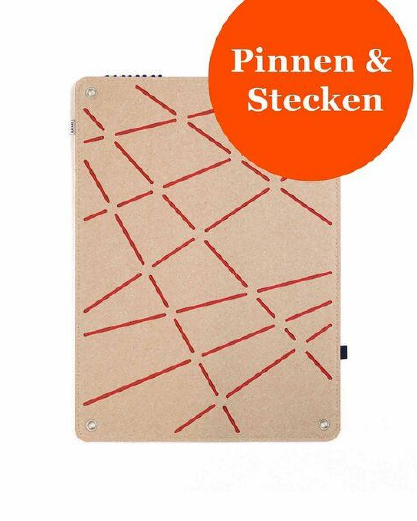 Rechteck-Pinnwand zum Stecken und Pinnen aus Filz, Memoboard mal anders von RÅVARE (REK) – Ansicht 4