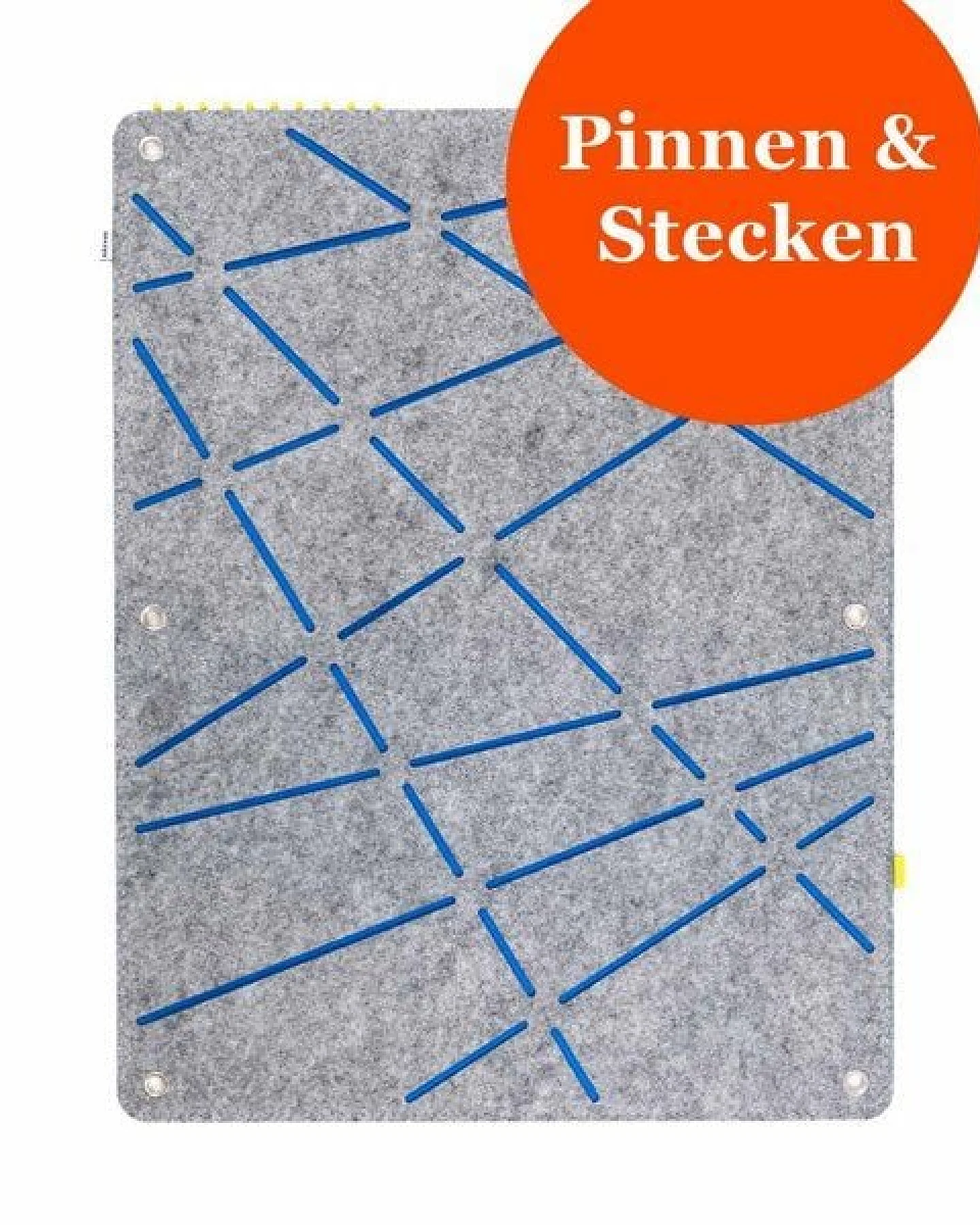 Rechteck-Pinnwand zum Stecken und Pinnen aus Filz, Memoboard mal anders von RÅVARE (REK) – Ansicht 4