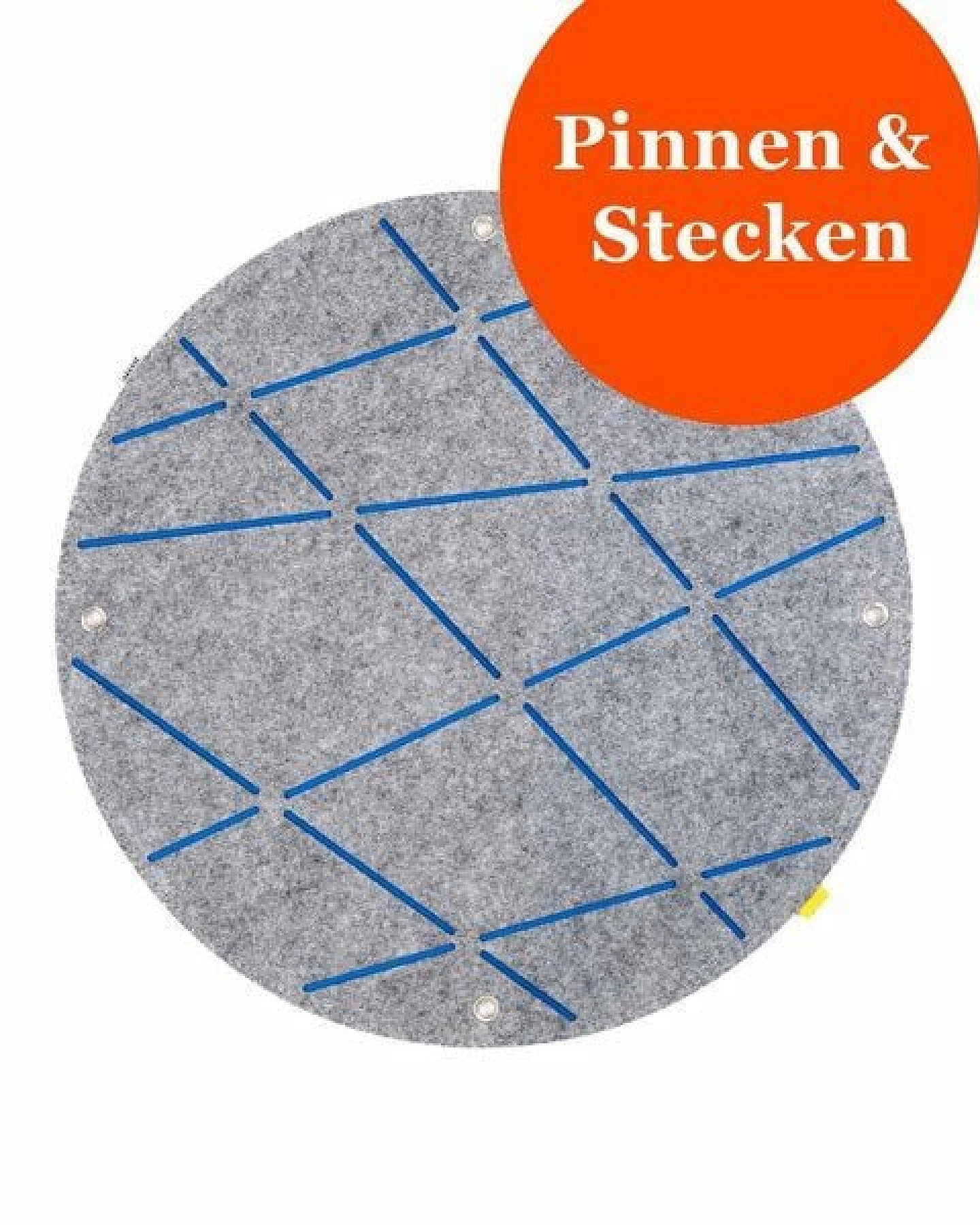 Kreis-Pinnwand zum Stecken und Pinnen aus Filz, Memoboard mal anders von RÅVARE (CIR) – Ansicht 4