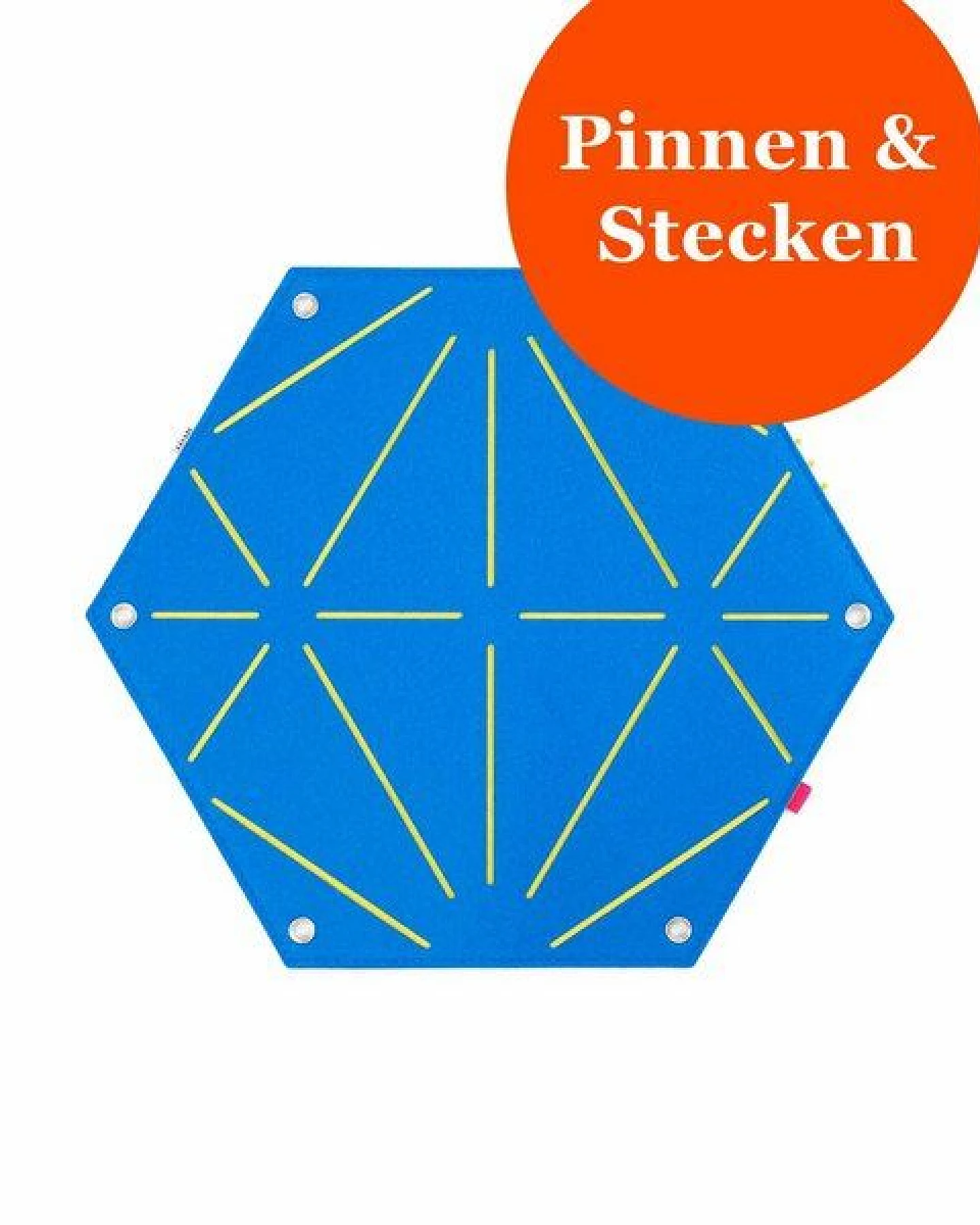 Hexagon-Pinnwand zum Stecken und Pinnen aus Filz, Memoboard mal anders von RÅVARE (HEX) – Ansicht 4