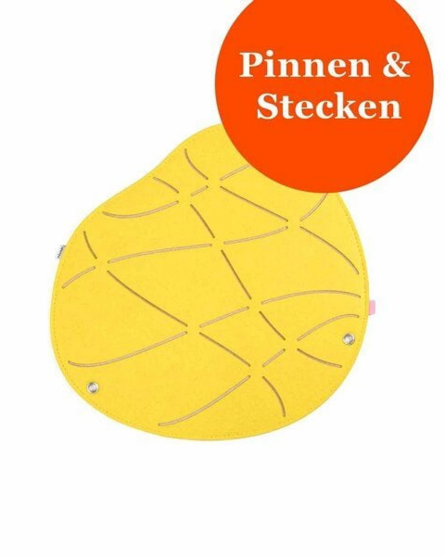 Organische Pinnwand zum Stecken und Pinnen aus Filz, Memoboard mal anders von RÅVARE (OKO-2) – Ansicht 4