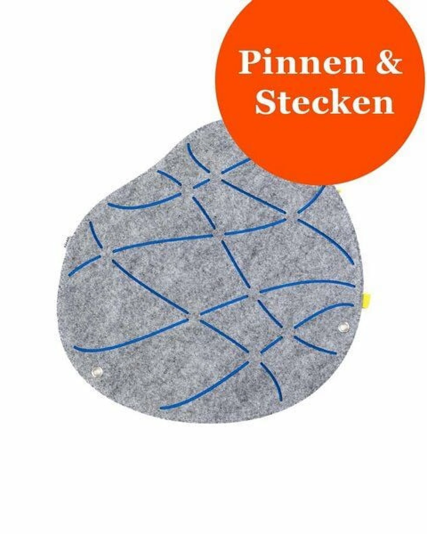 Organische Pinnwand zum Stecken und Pinnen aus Filz, Memoboard mal anders von RÅVARE (OKO-2) – Ansicht 4