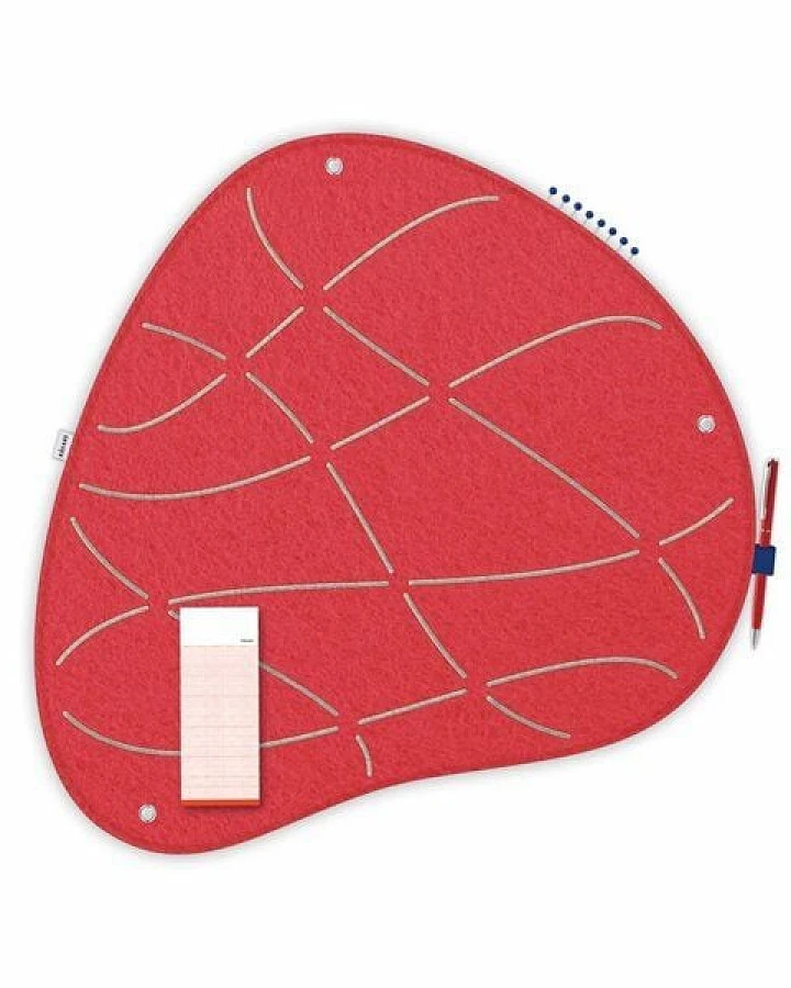 Organische Pinnwand zum Stecken und Pinnen aus Filz, Memoboard mal anders von RÅVARE (OKO-3)