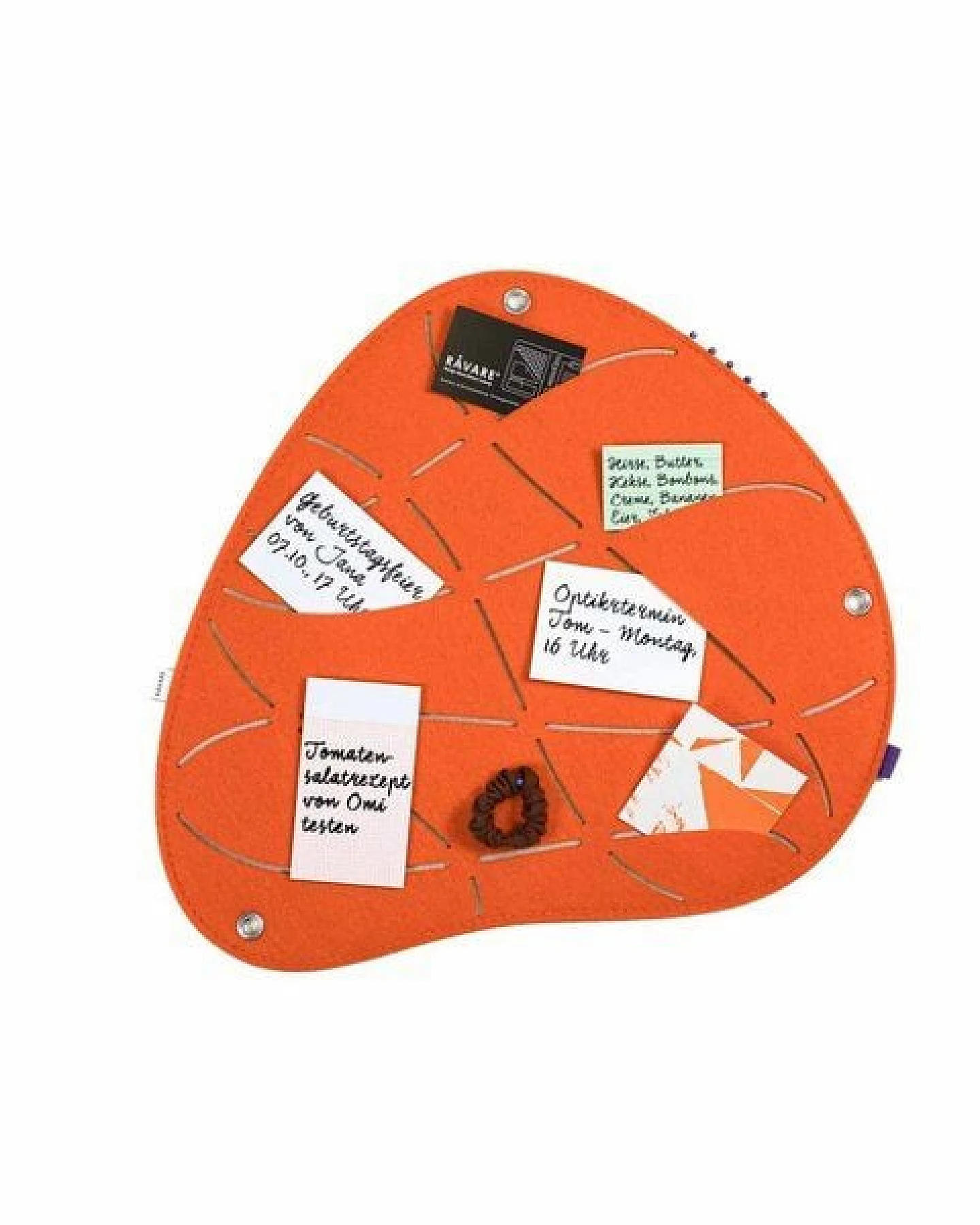 Organische Pinnwand zum Stecken und Pinnen aus Filz, Memoboard mal anders von RÅVARE (OKO-3) – Ansicht 4