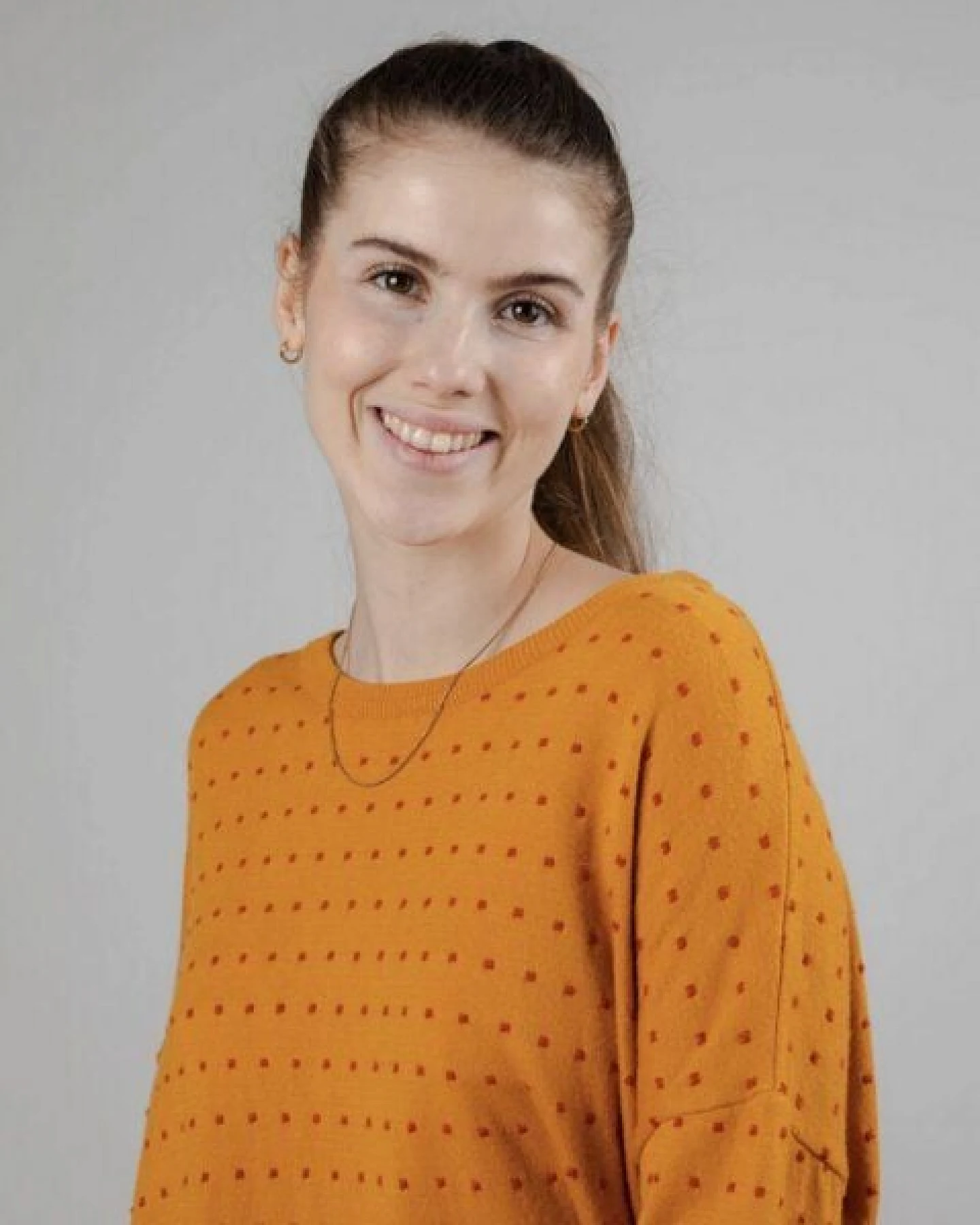 Brava Fabrics Polka Dots Sweater Mustard – Ansicht 4