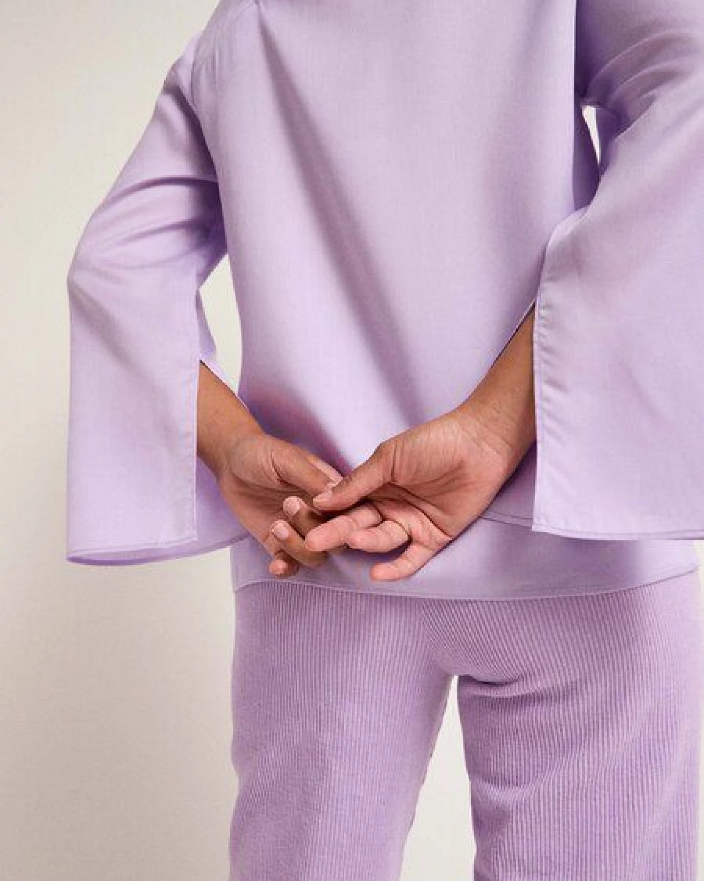 LANIUS Bluse mit Schlitzen aus TENCEL Lyocell – Ansicht 4