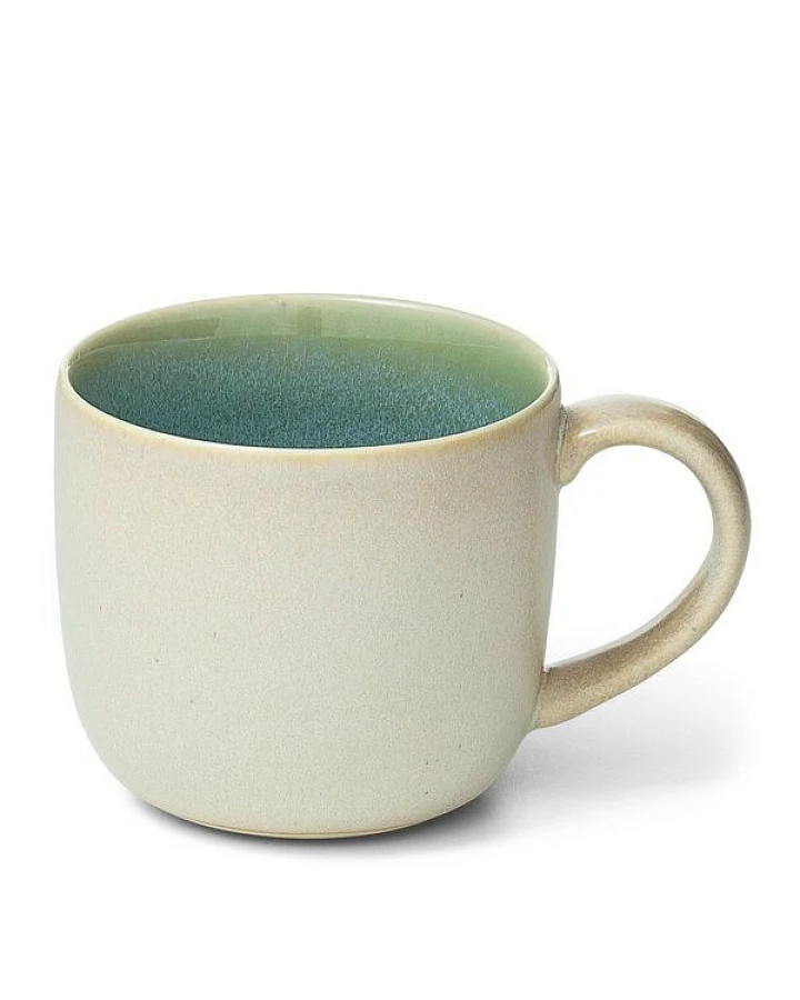 Econovo Keramik Tasse Handgemacht Groß