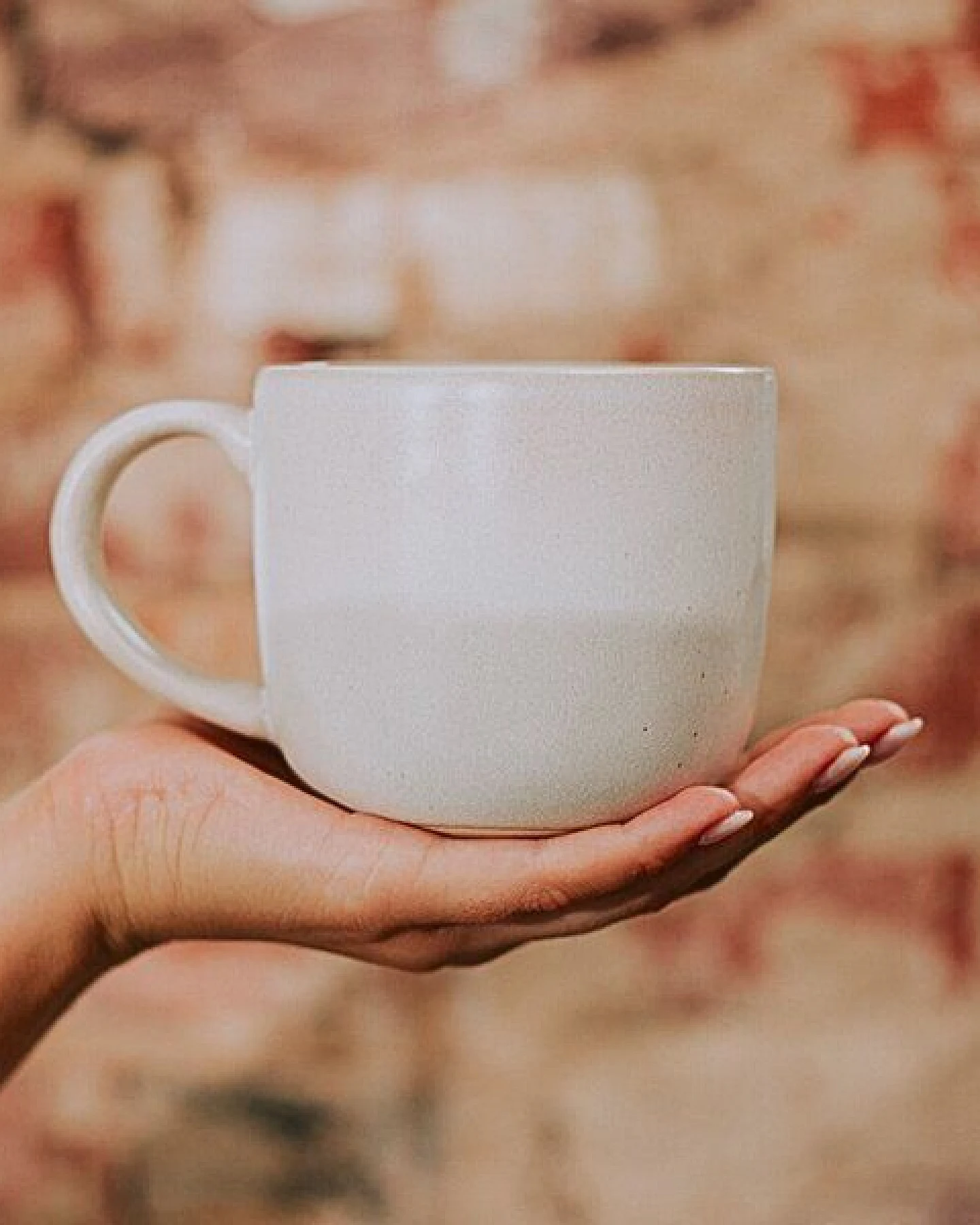 Econovo Keramik Tasse Handgemacht Groß – Ansicht 2