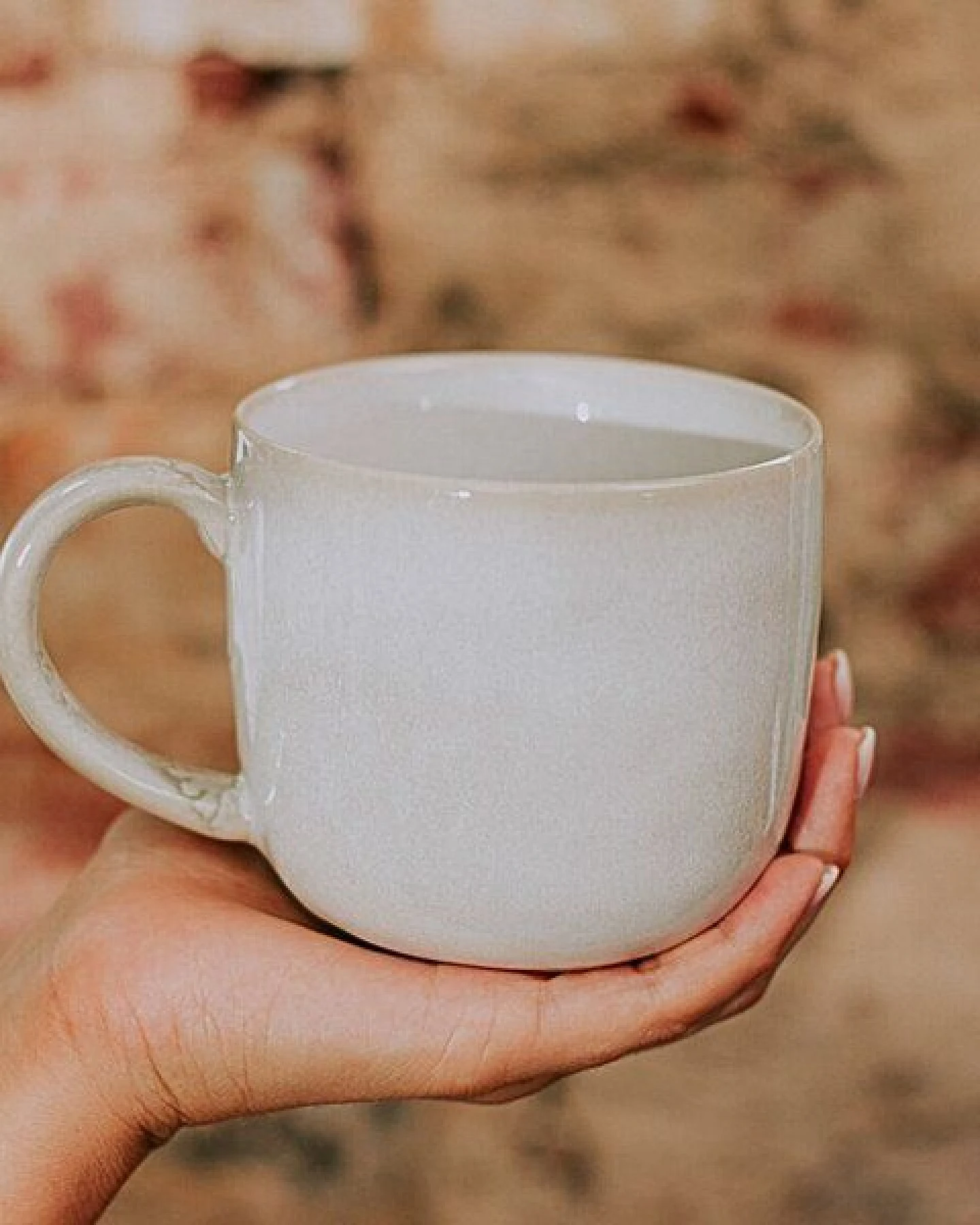 Econovo Keramik Tasse Handgemacht Groß – Ansicht 2