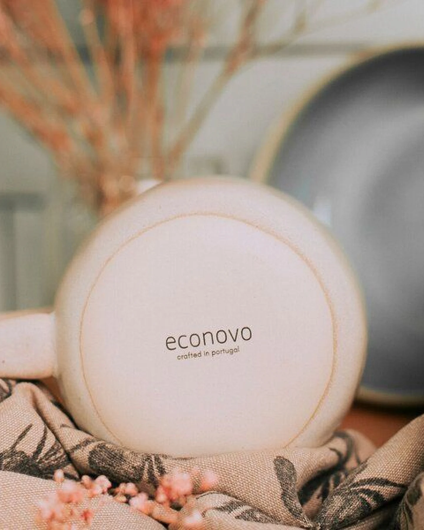 Econovo Keramik Tasse Handgemacht Groß – Ansicht 4