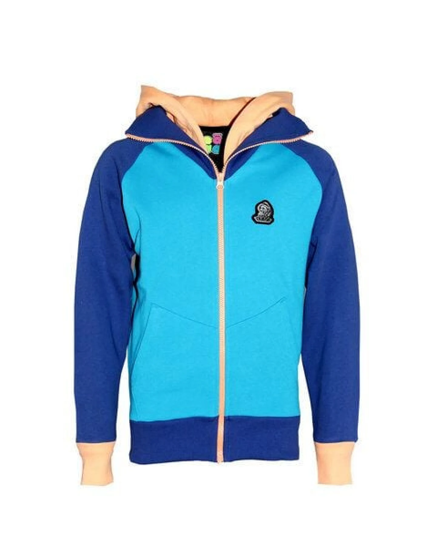 FÄDD Kinder Sweatjacke aus Bio-Baumwolle "Troijer "Z" Kidz" Blau oder Rosa – Ansicht 2
