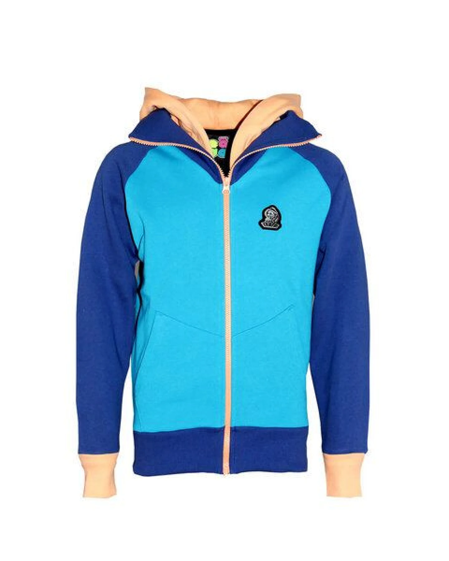 FÄDD Kinder Sweatjacke aus Bio-Baumwolle "Troijer "Z" Kidz" Blau oder Rosa – Ansicht 2