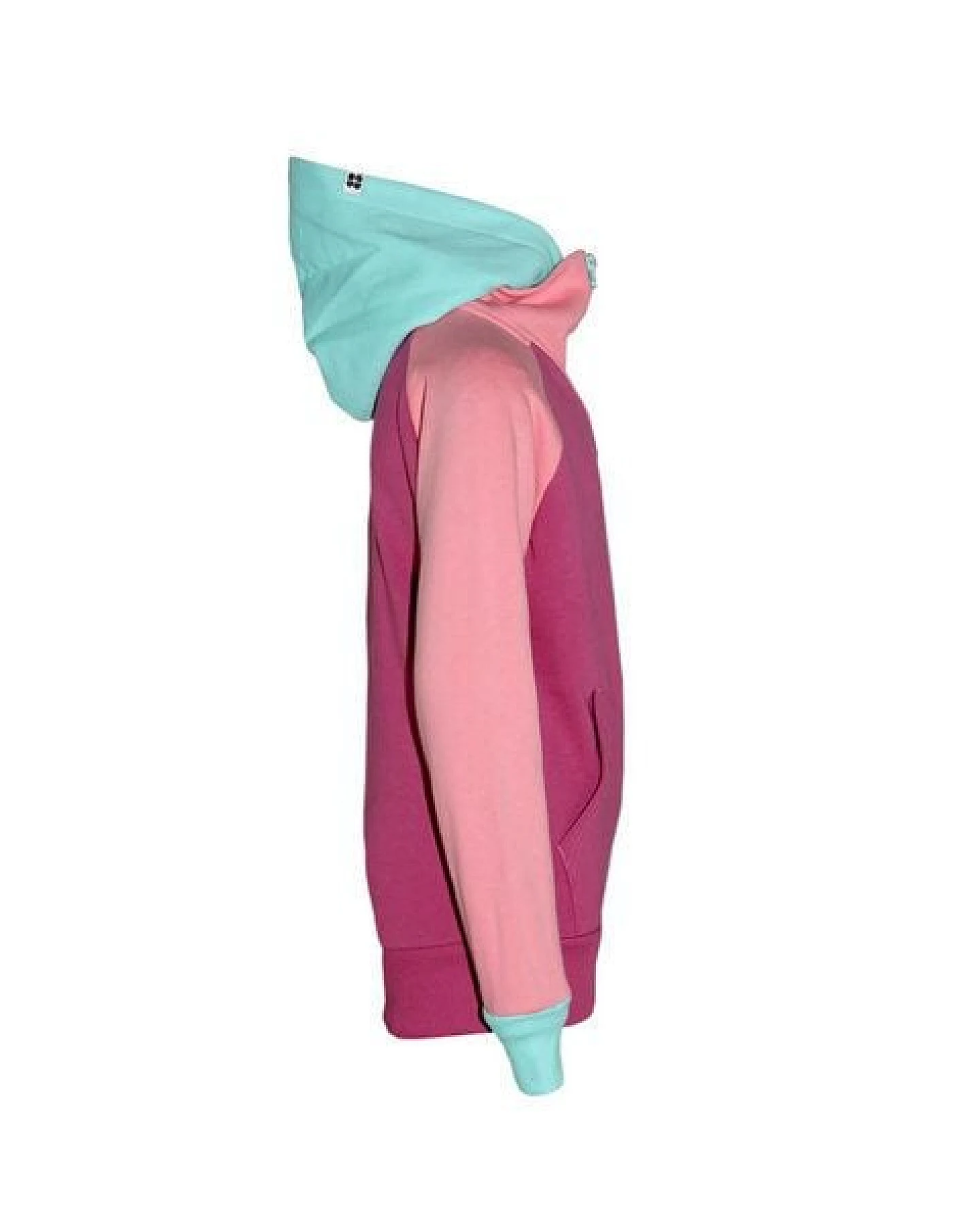 FÄDD Kinder Sweatjacke aus Bio-Baumwolle "Troijer "Z" Kidz" Blau oder Rosa – Ansicht 3