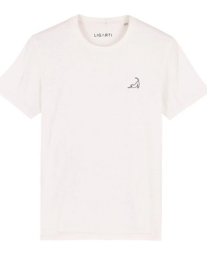 Besticktes T-Shirt – Eloise die Katze – LIGARTI Tiermanufaktur