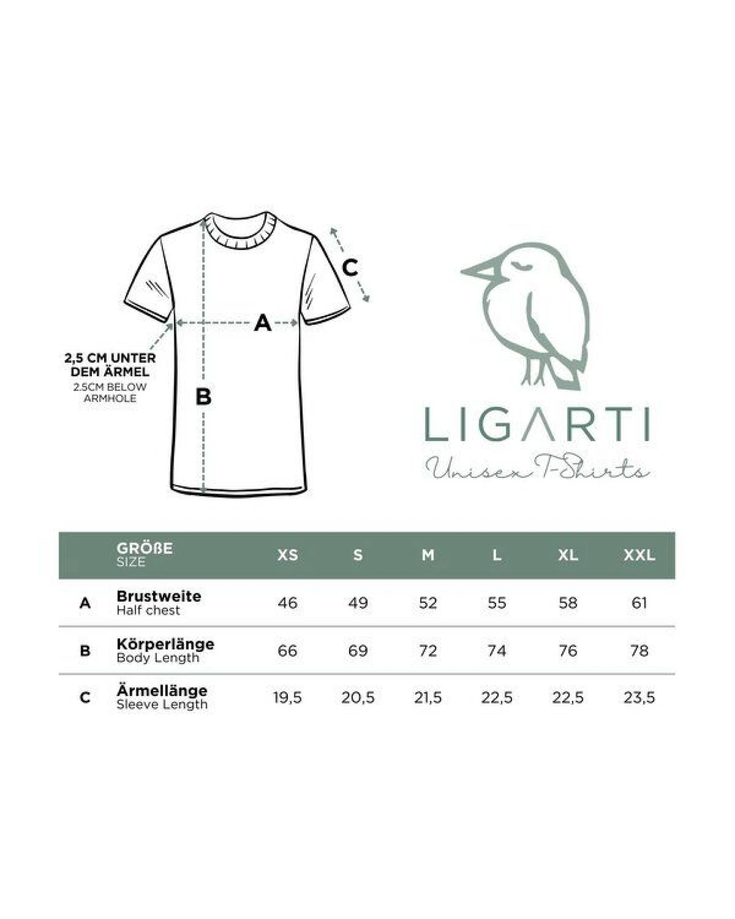 LIGARTI Besticktes T-Shirt – Heidi – Ansicht 2