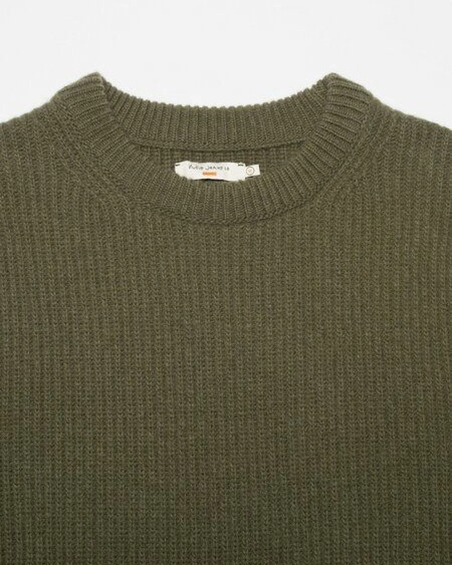 Nudie Jeans Strickpullover - August Rib Wool - aus biologischer Wolle – Ansicht 3