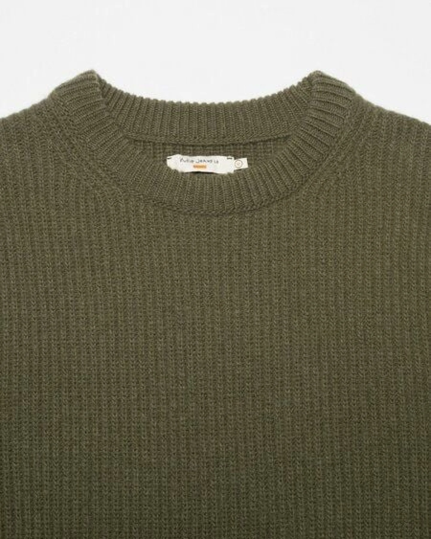 Nudie Jeans Strickpullover - August Rib Wool - aus biologischer Wolle – Ansicht 3