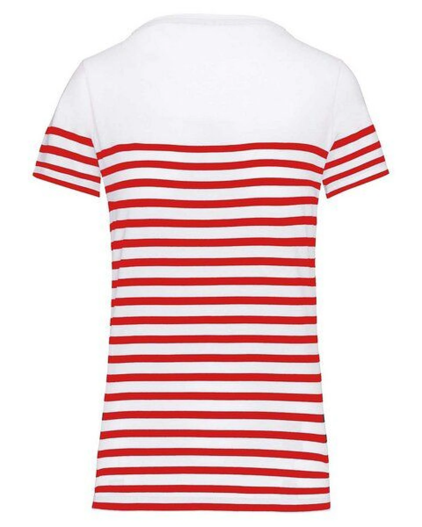 YTWOO Damen-T-Shirt mit Rundhalsausschnitt im Marine-Stil – Ansicht 2