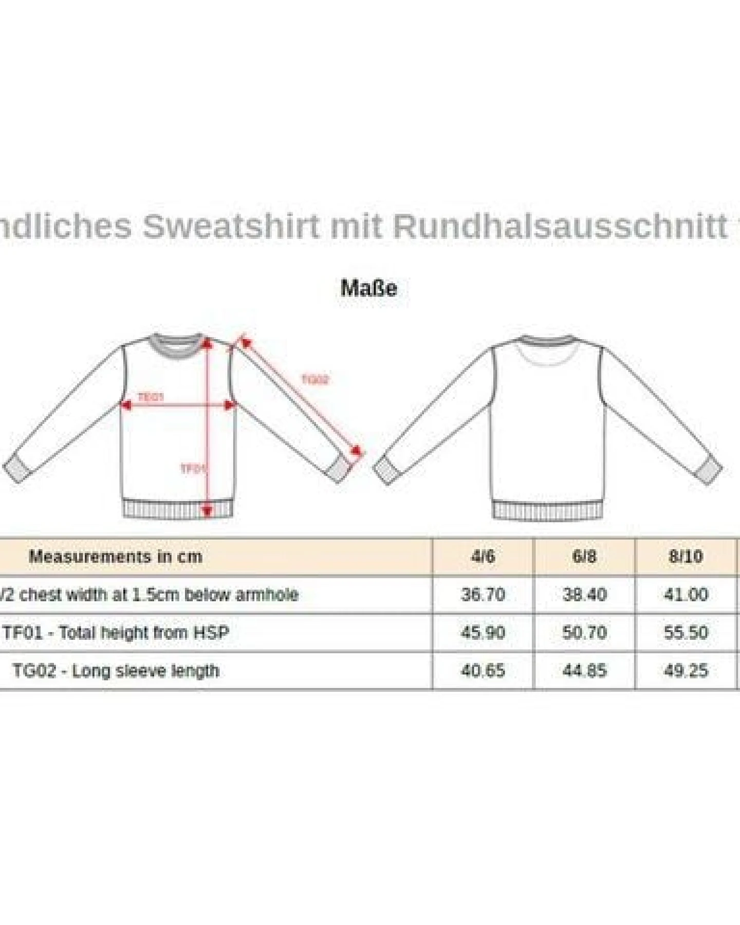 YTWOO Nachhaltiges Kinder Sweatshirt mit Rundhalsausschnitt aus Nachhaltigen Materlialien – Ansicht 3