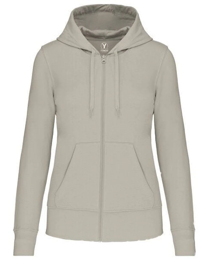 YTWOO Nachhaltiges Basic Kapuzensweatshirt für Damen aus Nachhaltigen Materlialien