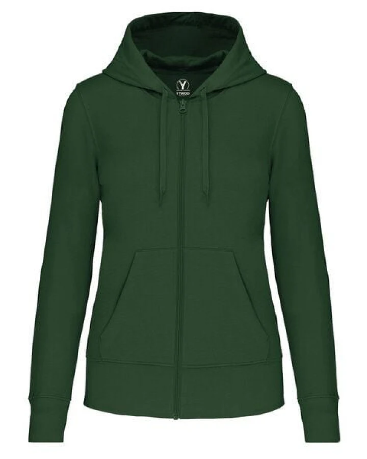 YTWOO Nachhaltiges Basic Kapuzensweatshirt für Damen aus Nachhaltigen Materlialien