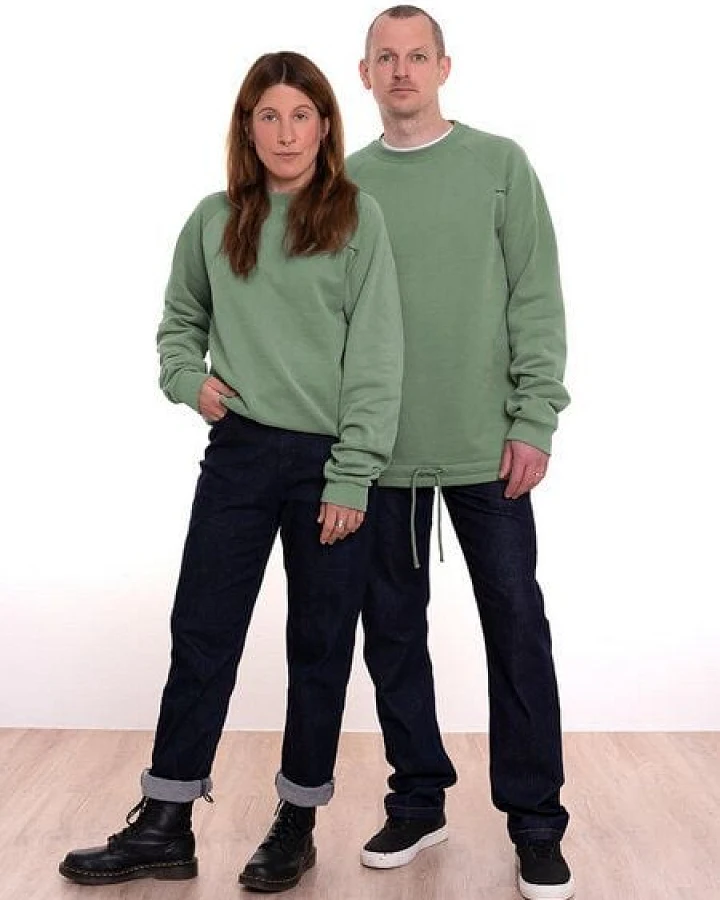 bleed Crewster Sweatshirt Salbei Grün