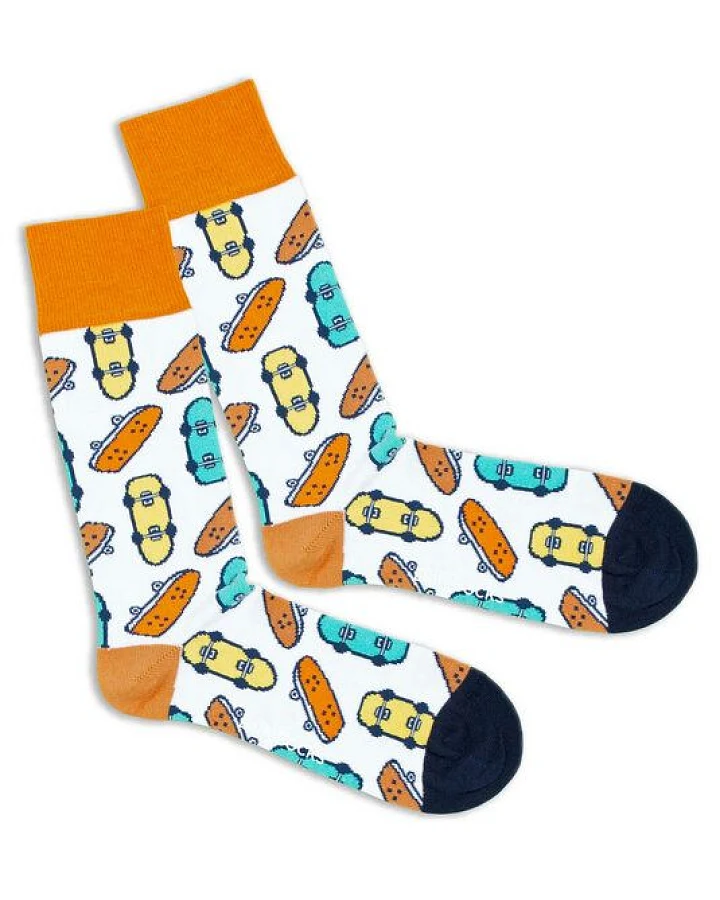 DillySocks Socken Colorful Skates aus Biobaumwoll-Mix