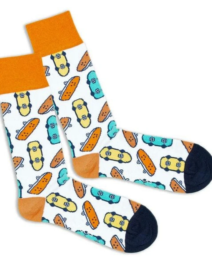 DillySocks Socken Colorful Skates aus Biobaumwoll-Mix