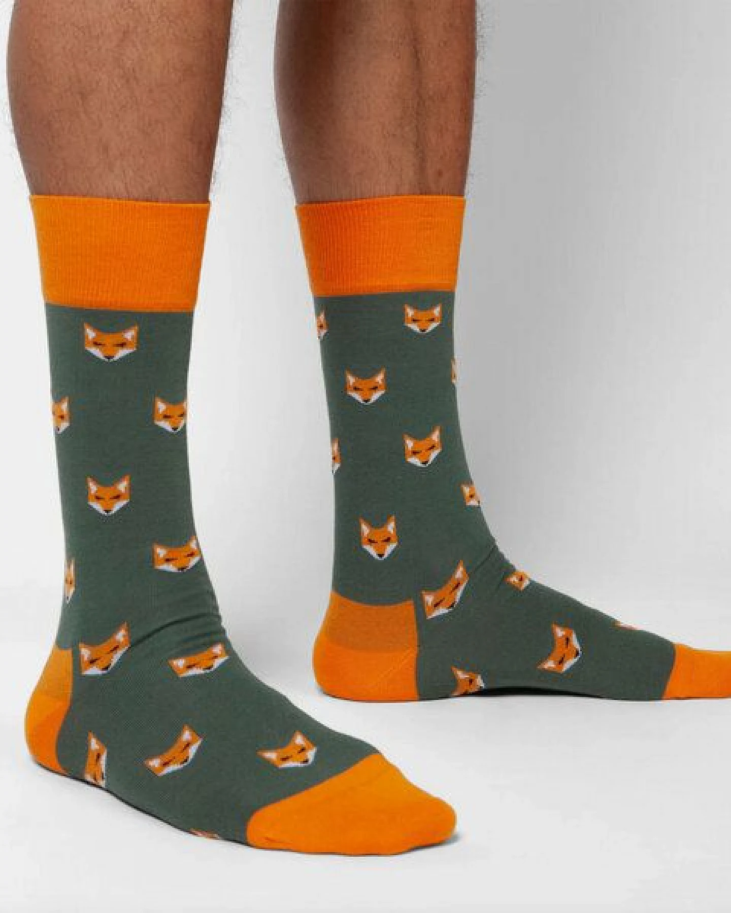 DillySocks Socken Fossiled Fox aus Biobaumwoll-Mix – Ansicht 2