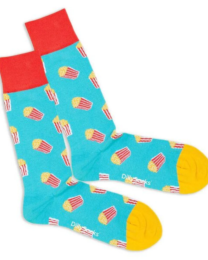 DillySocks Socken Movie Nights aus Biobaumwoll-Mix