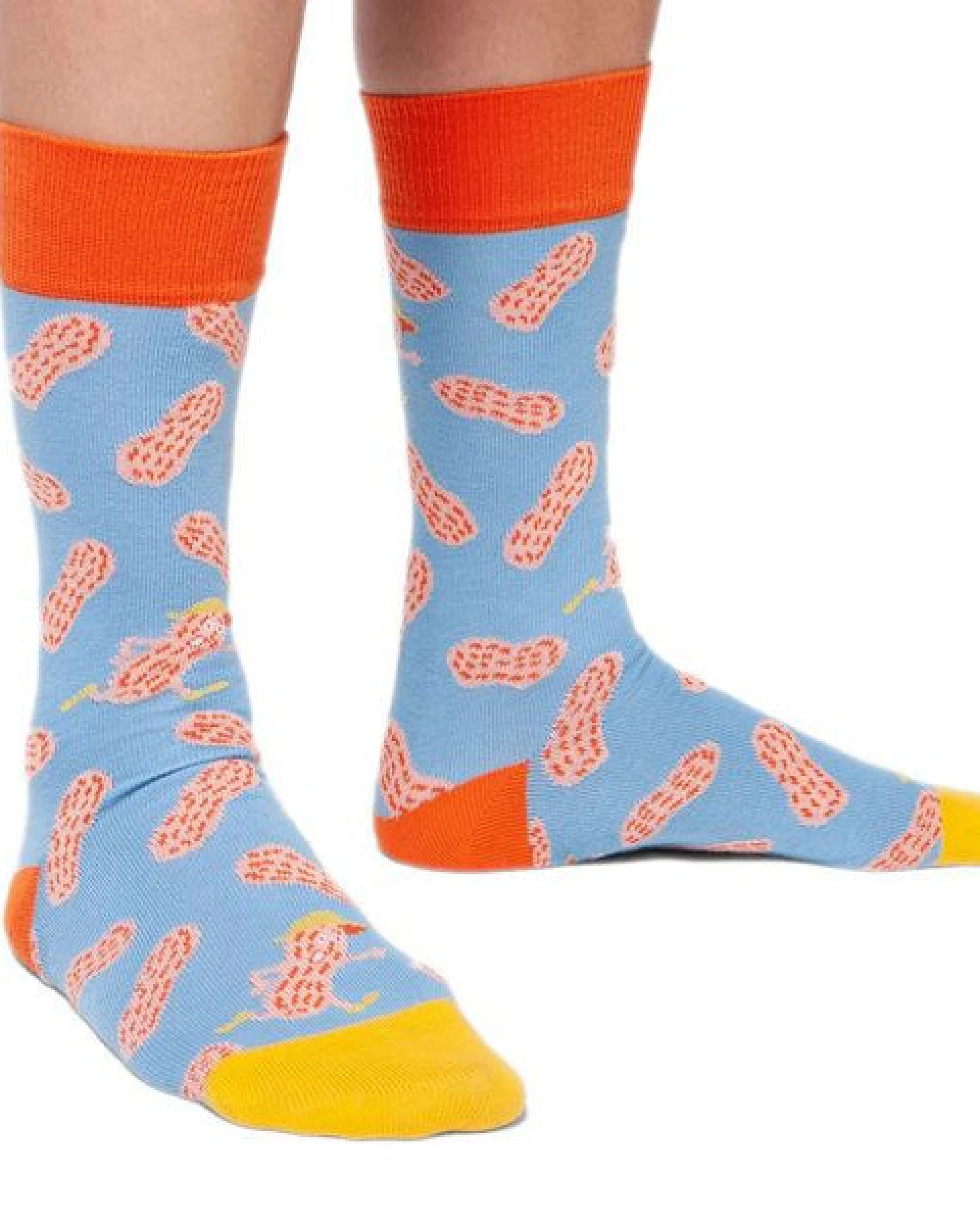 DillySocks Socken Peanut Buddy aus Biobaumwoll-Mix – Ansicht 2