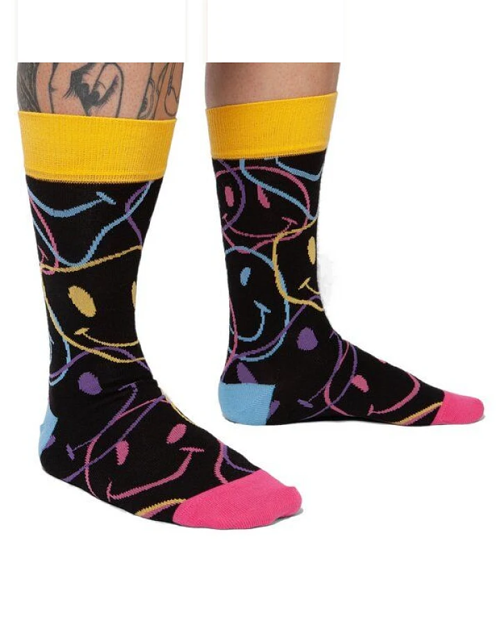 DillySocks Socken Smiles All Over aus Biobaumwoll-Mix