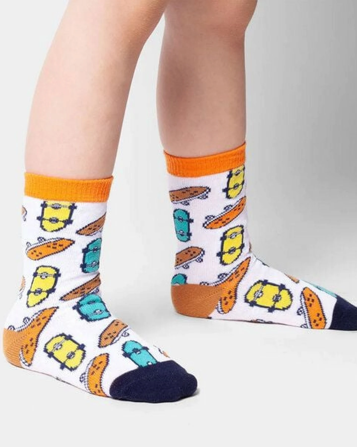 DillySocks Kindersocken Lil Colorful Skates aus Biobaumwoll-Mix – Ansicht 2