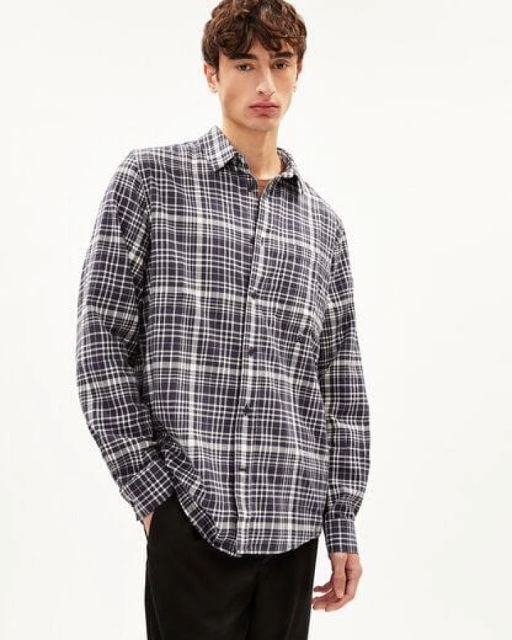 ARMEDANGELS AARSENIO - Herren Hemd Relaxed Fit aus Bio-Baumwolle