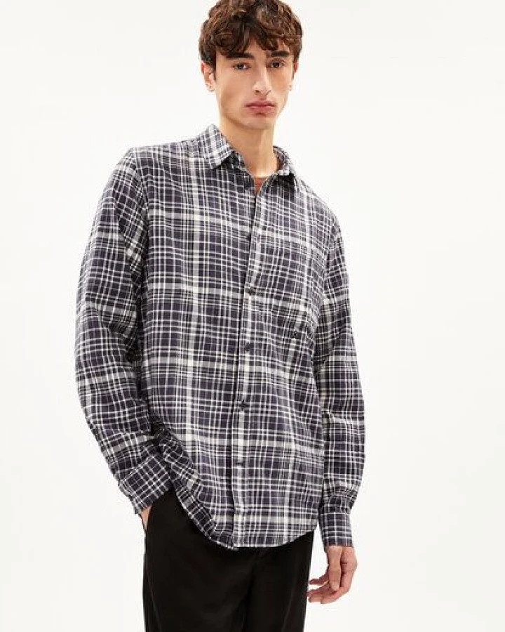 ARMEDANGELS AARSENIO - Herren Hemd Relaxed Fit aus Bio-Baumwolle