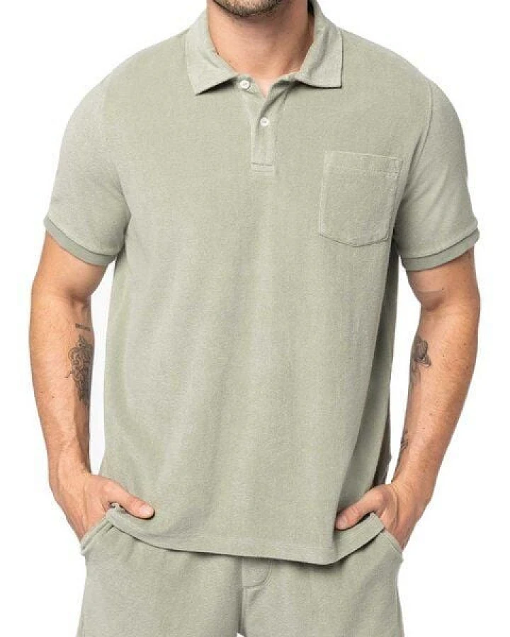 YTWOO Herren Polohemd aus weichem Bio-Terrystoff - Made in Portugal