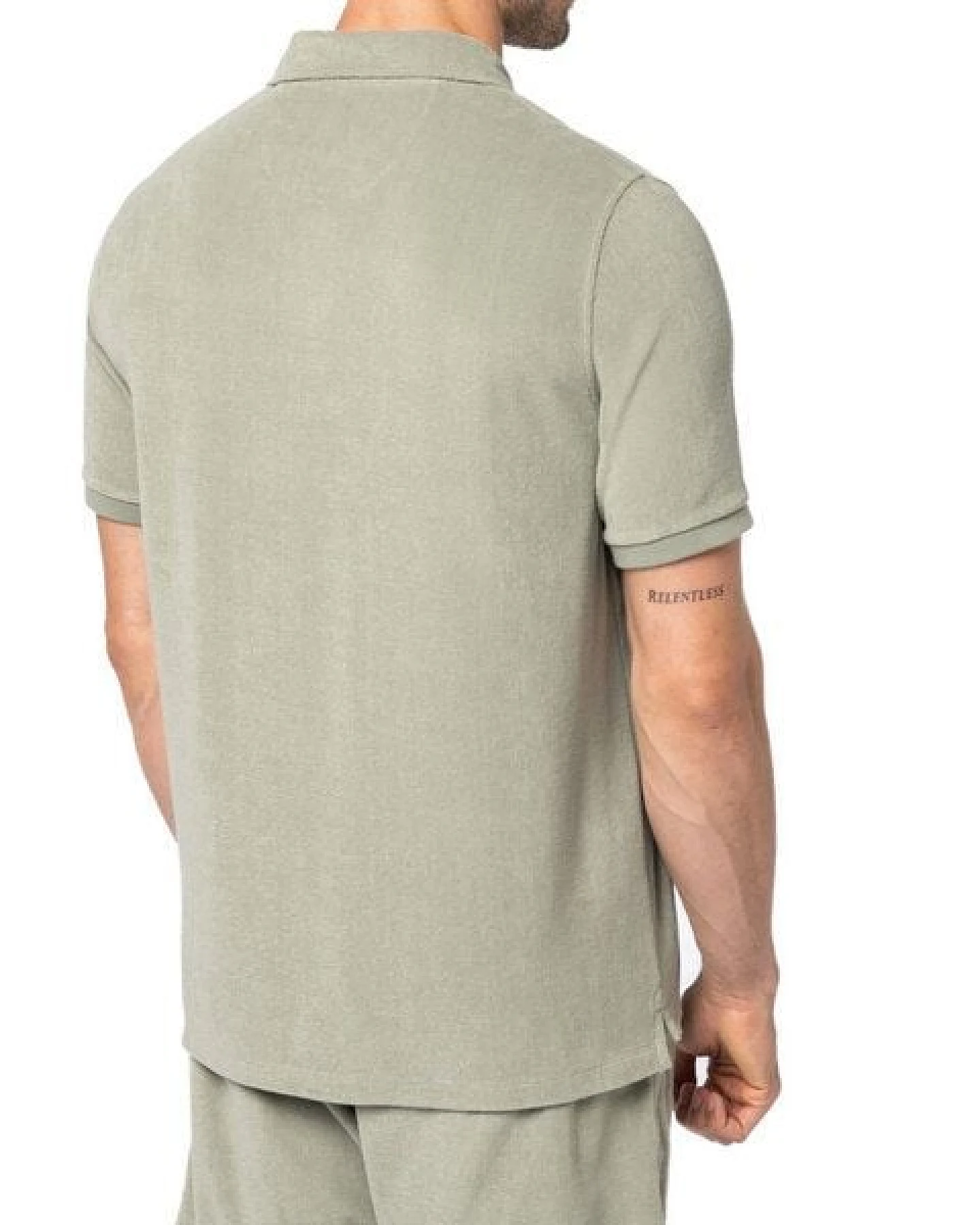 YTWOO Herren Polohemd aus weichem Bio-Terrystoff - Made in Portugal – Ansicht 2