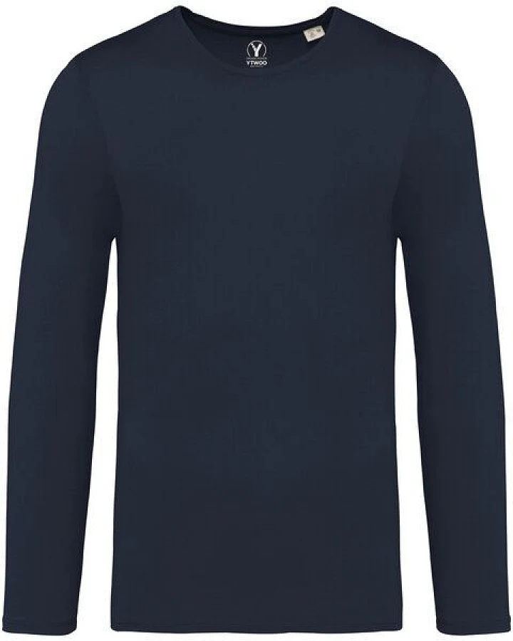 YTWOO Ausgewaschenes Herren Langarmshirt aus Bio-Baumwolle - Made in Portugal
