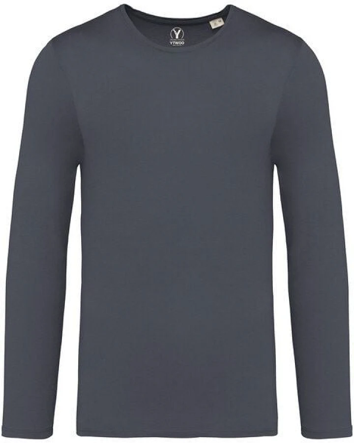 YTWOO Ausgewaschenes Herren Langarmshirt aus Bio-Baumwolle - Made in Portugal