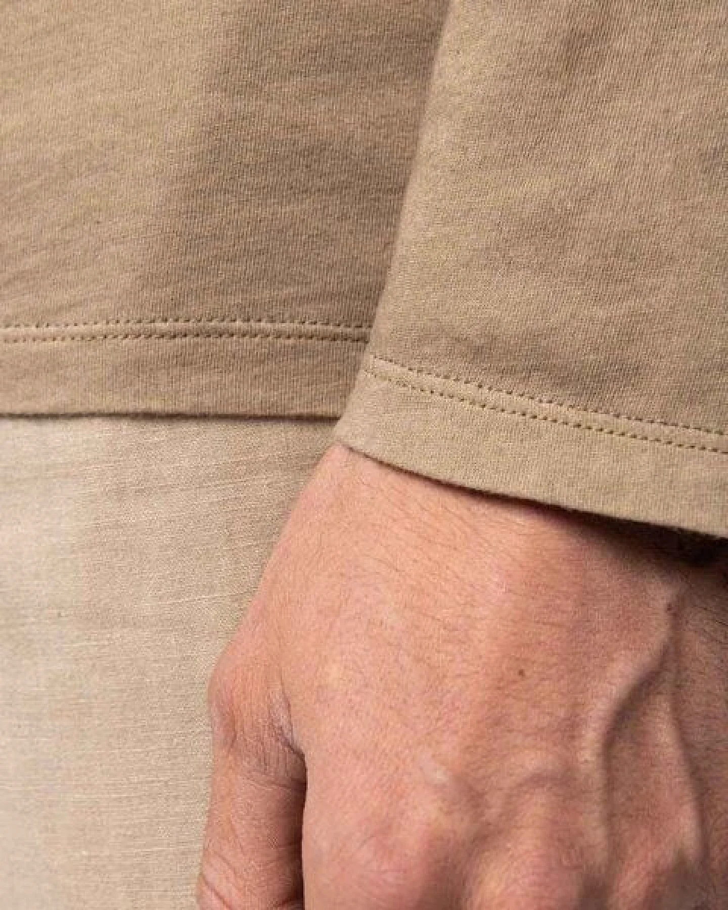 YTWOO Ausgewaschenes Herren Langarmshirt aus Bio-Baumwolle - Made in Portugal – Ansicht 3